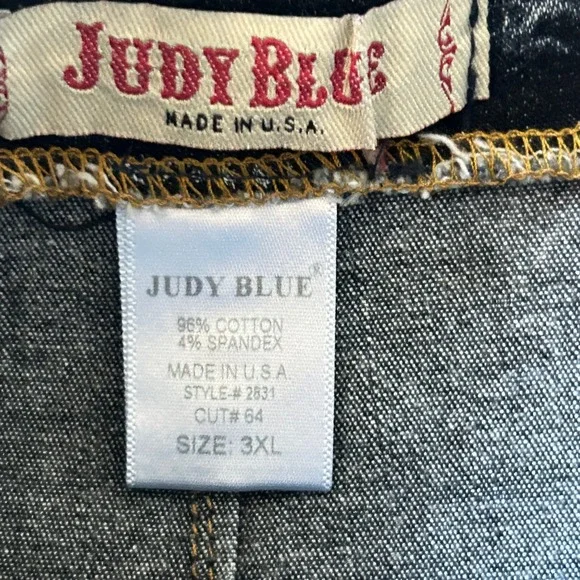 Judy Blue Vintage High Waist Dark Blue Acid Wash Pencil Skirt NWT - Size 3XL - Picture 5 of 9
